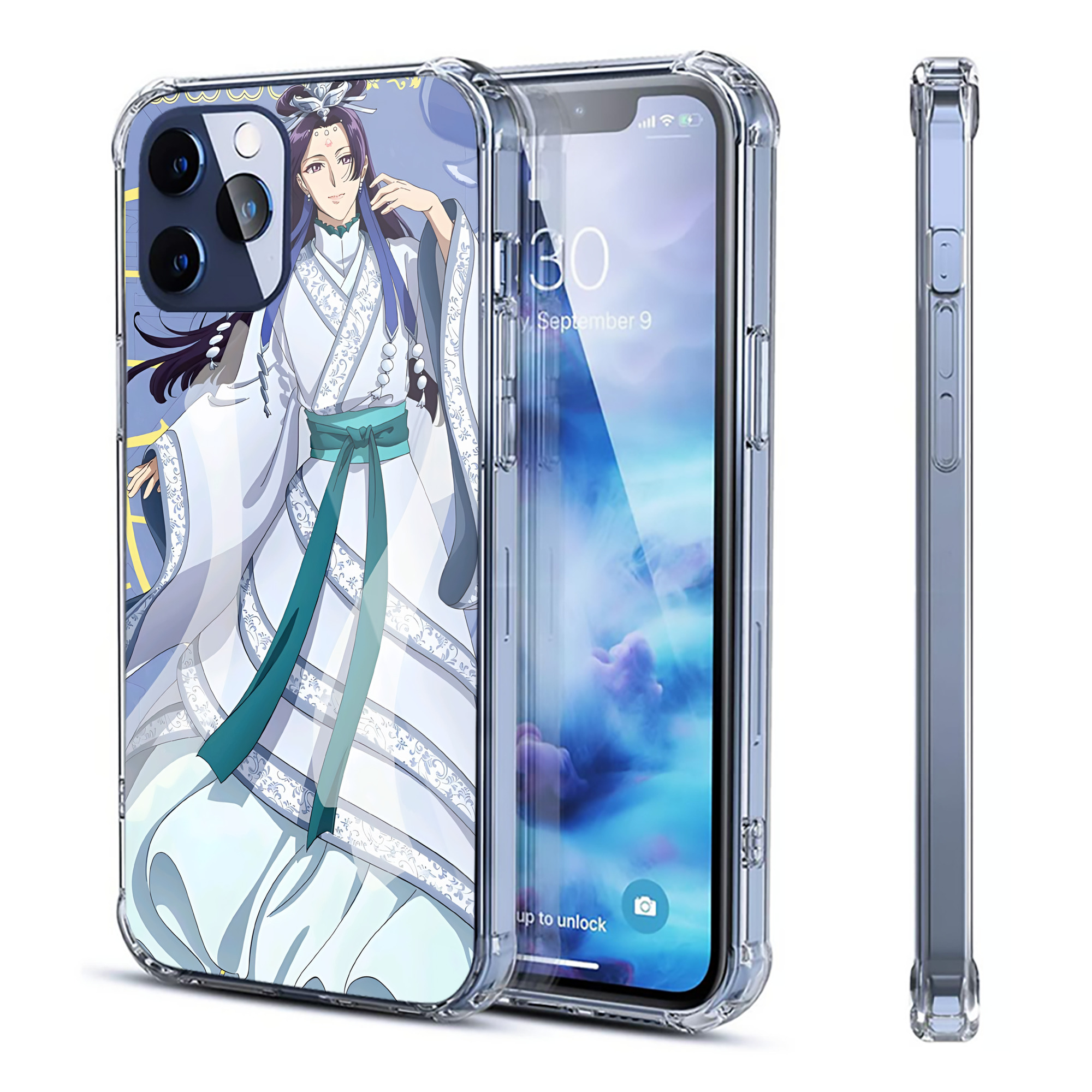 （画像用） 薬屋のひとりごと The Apothecary Diaries 【iPhone 12シリーズ対応】透明スマホケース（クリアソフトケース）